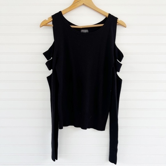 BOLD Elements cut out sleeves sweater top Size Medium - Picture 3 of 10